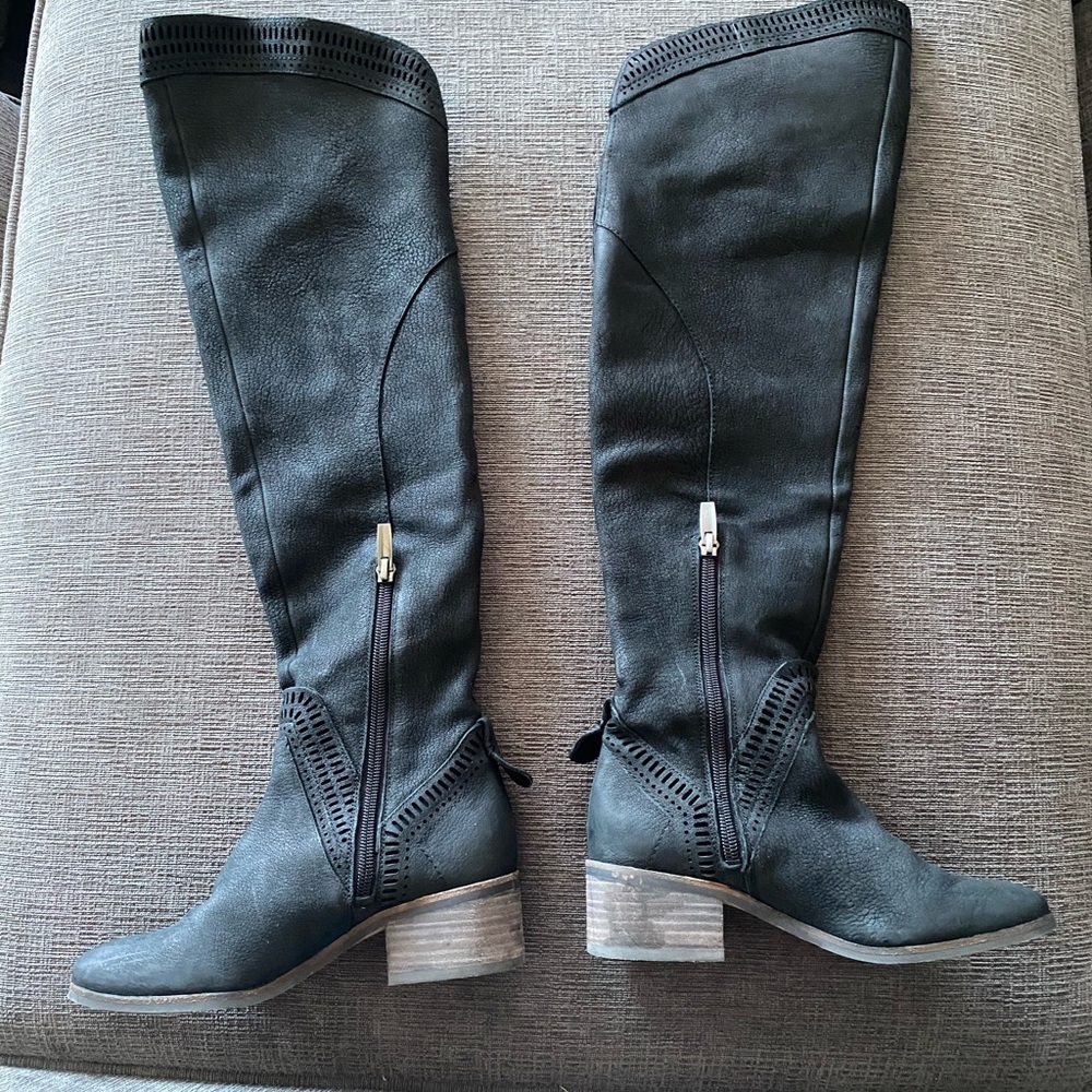 Vince Camuto Black Over the Knee Boots size 4!